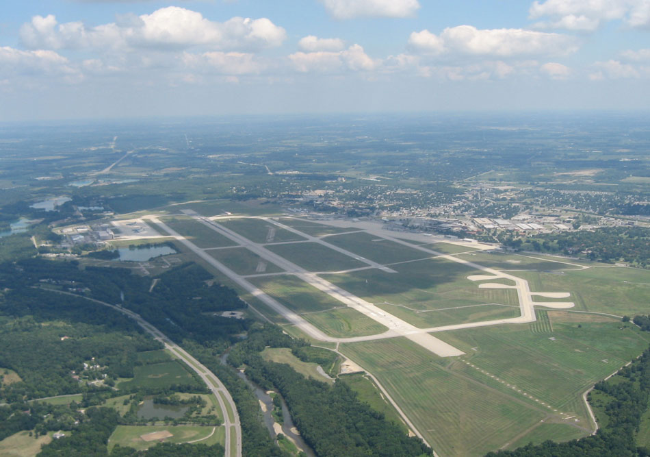 La base de las fuerzas armadas Wright Patterson en Ohio, punto de partida para un sin número de vuelos de rocío